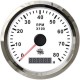 Тахометр с счётчиком моточасов судовой Osculati 27.327.04 для лодки и катера 8000RPM белый нержавеющая сталь