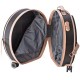 Чемодан Semi Line 24" M Черный/Розовый Крем T5671-3 с кодовым замком на 4 колесах, объем 49 л, ABS-пластик