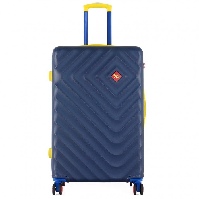 Чемодан Semi Line 28" L Синий T5807-3 с кодовым замком 100 л на 4 колесах из ABS-пластика для авиа- и