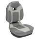 Сидіння для човнів і катерів RYE PREMIUM SEAT PRO II 25″ X 18″ X 19″ сіре/темно-сіре з пластиковим каркасом