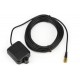GPS спидометр судовой для лодки и катера ECMS HMG3-BG-120KL 85мм черный дисплей золотая рамка 0-120 км/ч