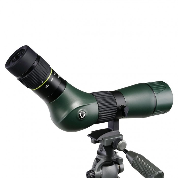 Підзорна труба Вангард VEO HD 60A 15-45x60/45 з водо- і ударостійким корпусом, оптика BAK4, кут 45º