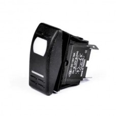 Переключатель 10125-01 DPDT 5 выходов ON-OFF-ON с LED индикатором для лодки и катера 15A Тайвань