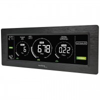 Метеостанция Технолайн WL1035 Черная – измерение CO2 PM2.5 TVOC температура влажность LED экран