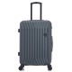 Чемодан Semi Line 24" M Темно-синій-Зелений T5859-2 з кодовим замком 69 л ABS-пластик 4 колеса легкий