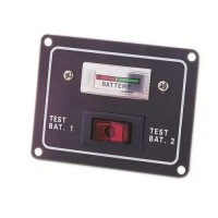 Панель на 1 переключатель и уровень заряда батареи Тайвань 70060-12 для лодки и катера 12В влагостойкая с под