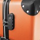 Чемодан Semi Line 28" L Оранжевый/Чёрный T5675-4 | Объёмный 96.5 л ABS-пластик 4 колеса с кодовым замком