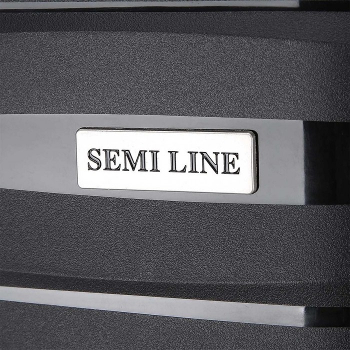Чемодан Semi Line 24" M Черный T5794-2 полипропилен 4 колеса кодовый замок 63 л лёгкий и надёжный