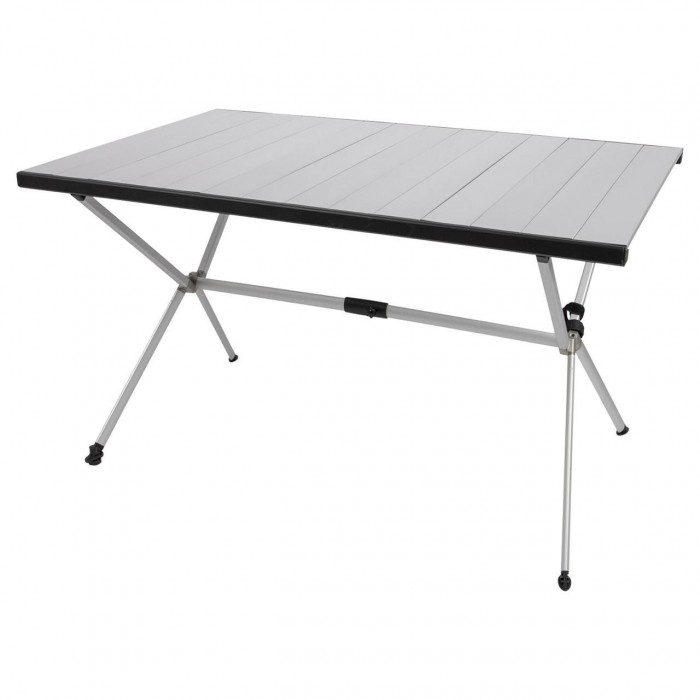 Стол Bo-Camp Lamel 121x80 см алюминиевый 1404438 для кемпинга, устойчивый на 6-8 человек