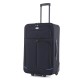Чемодан Semi Line 24" M Черный/Синий Линии T5753-2 с защитой от воды 50 л скрытыми колесами жесткий корпус дл