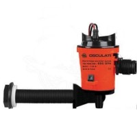 Помпа/аэратор для судна Europump через переборку 90° Osculati производительность 38 л/мин ABS-пластик 12