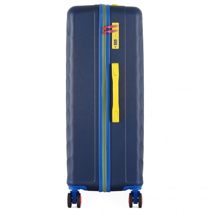 Чемодан Semi Line 28" L Синий T5807-3 с кодовым замком 100 л на 4 колесах из ABS-пластика для авиа- и