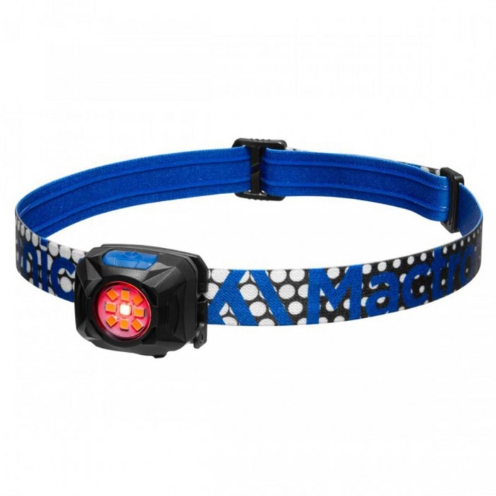 Налобний ліхтар Mactronic Rebel 400 Лм Холодний Білий/Теплий Білий/Червоний LED USB зарядка для спорту та туризму