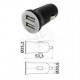 Адаптер прикуривателя для судна 2хUSB 12/24 В Osculati предохранитель светодиодный индикатор мощность 2.5