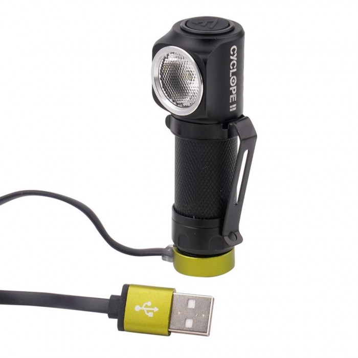 Налобний ліхтар Mactronic Cyclope II 600 Лм магнітна USB зарядка 4 режими захист від вологи IPX5 для полювання