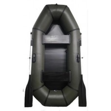 Двухместная надувная ПВХ лодка Grif boat GН-250L с поворотными уключинами