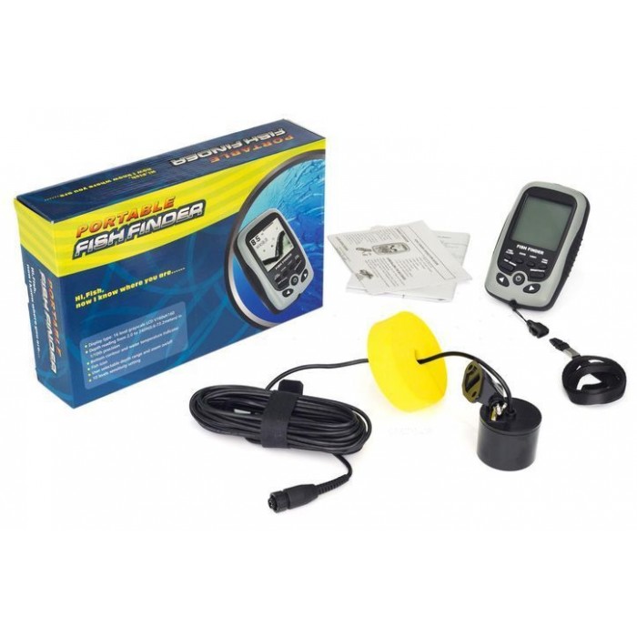 Ехолот провідний Фирадaр FISH FINDER FD 16 A дволучевий для літньої та зимової рибалки