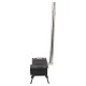 Дровяная печь Bo-Camp Falconwood Black 8618600 для дома и кемпинга с секционным дымоходом и медленным сгорани