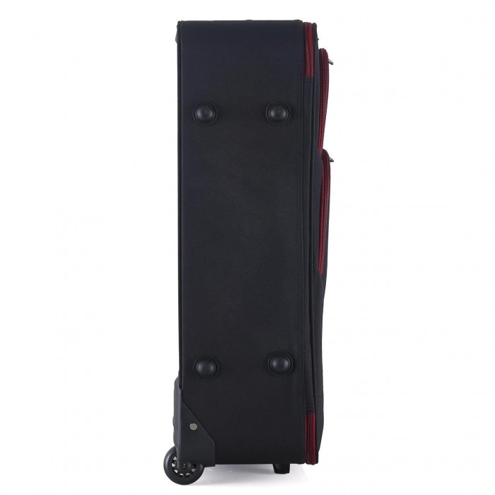 Чемодан Semi Line 28" L Черный/Красные линии T5680-3 75 л водоотталкивающее покрытие 2 колеса металлическая р