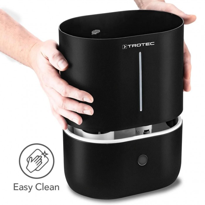 Ультразвуковой увлажнитель воздуха Trotec B 2 E Black 3 в 1 с функцией очистки и ароматизации для помещений д