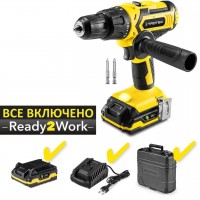Акумуляторний ударний дриль-шуруповерт Trotec PHDS 11-20V з Li-Ion батареєю 20В 2Ач, кейс, 3 режими 40