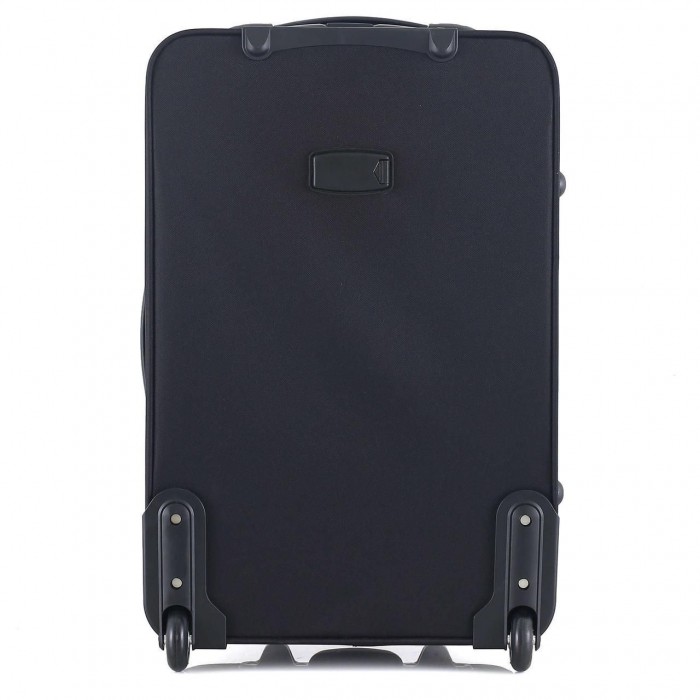 Чемодан Semi Line 24" M Черный/Синий Линии T5753-2 с защитой от воды 50 л скрытыми колесами жесткий корпус дл