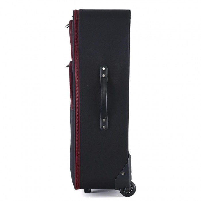 Чемодан Semi Line 28" L Черный/Красные линии T5680-3 75 л водоотталкивающее покрытие 2 колеса металлическая р
