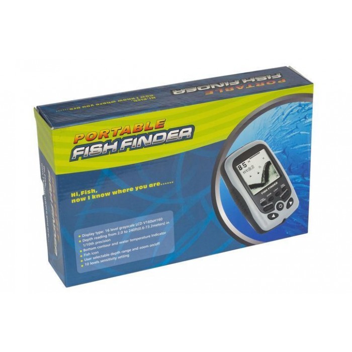 Ехолот провідний Фирадaр FISH FINDER FD 16 A дволучевий для літньої та зимової рибалки