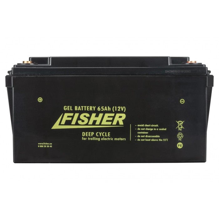 Акумулятор гелевий 65 Ah 12 V Fisher 65Ah gel F