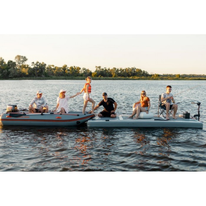 Kolibri Sea Cat KM-420CM катамаран, світло-сірий