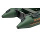 Колибри КМ-330Д (Kolibri KM-330D Профи) зелёная моторная килевая надувная лодка + фанерный пайол
