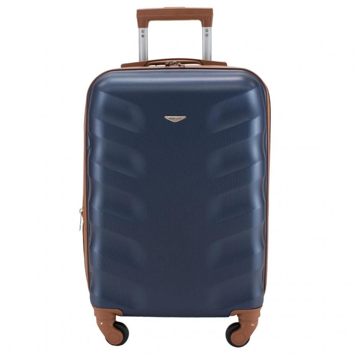 Вализа Semi Line 20" L Темно-синяя T5706-1 с расширяющимся клапаном 4 колеса кодовый замок 41 л ABS-пластик