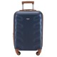 Вализа Semi Line 20" L Темно-синяя T5706-1 с расширяющимся клапаном 4 колеса кодовый замок 41 л ABS-пластик