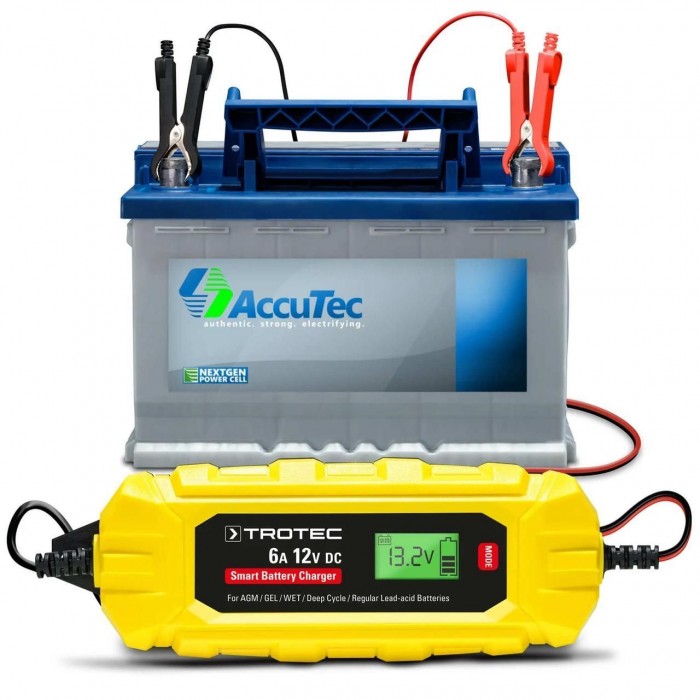 Зарядник для автоакумуляторів Trotec PBCS 6A 12V до 150Ah з РК-екраном IP65 6