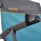 Розкладне крісло Uquip Sidney Blue/Grey 244003 для пляжу та кемпінгу з високою спинкою та підсклянником