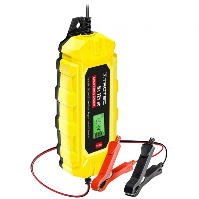 Зарядник для автоакумуляторів Trotec PBCS 6A 12V до 150Ah з РК-екраном IP65 6