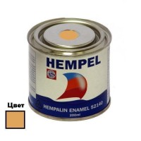Краска HEMPALIN ENAMEL кремовая (Mast) 200 мл атмосферостойкая алкидная эмаль для металла и дерева