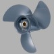 Гвинт гребний для човнового мотора 11-1/2x14-1/4 Honda 58130-ZV5-870ZA 40-50 к.с. алюмінієвий PANA-SILVER для