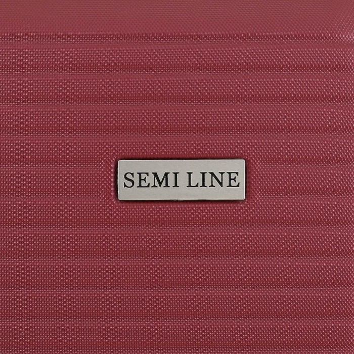 Чемодан Semi Line 28" L Вишня T5639-3 с расширением 4 колеса ABS-пластик 99 л кодовый замок