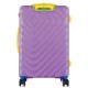 Чемодан Semi Line 24" M Фиолетовый T5804-2 с кодовым замком 65 л из ABS-пластика на 4 колесах для поездок