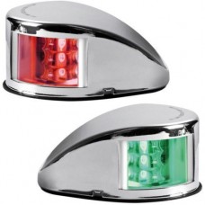 Бортовий вогонь Mouse Deck 11.037.21/11.037.22 LED 12 В червоний/зелений нержавіюча сталь Оскулати