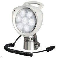 Прожектор LED 21 Вт палубное крепление Osculati ручное управление IP66 2000 Лм 12/24 В белый корпус из