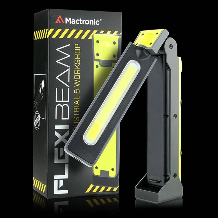 Професійний ліхтар Mactronic FlexiBEAM 600 Лм з магнітом, USB та акумулятором, IP64 для майстерень та подорожей