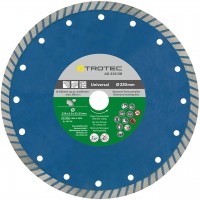 Алмазный отрезной диск Trotec Turbo Cutting Edge 230х22.23х2.5 для резки плитки, бетона и камня EN 13236 6650