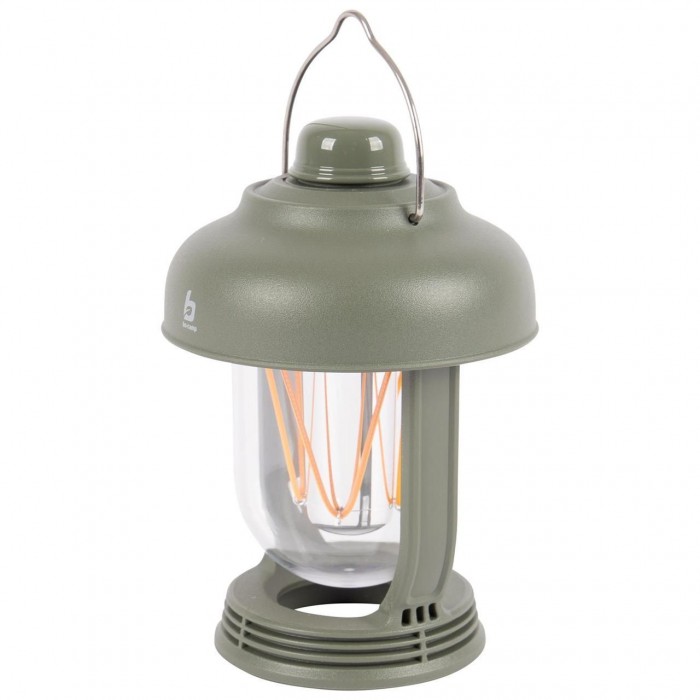 Фонарь для кемпинга Bo-Camp Dekalb Тёплый LED Перезаряжаемый 250 Лумен Зелёный 4 режима аккумулятор винтажный