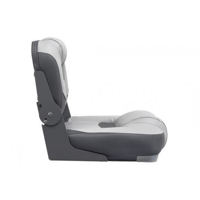 Сиденье складное центральное для лодки и катера 75133GCC темно-серое искусственная кожа размеры 400х400