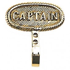 Вешалка “CAPTAIN” судовая для лодки катера яхты один крючок латунь Foresti & Suardi QUIN086 настенная