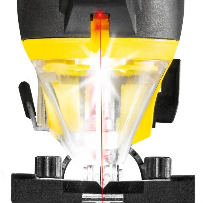 Электрический лобзик сетевой Trotec PJSS 13-230V мощностью 850 Вт 3000 об/мин с регулируемым наклоном