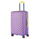 Чемодан Semi Line 24" M Фиолетовый T5804-2 с кодовым замком 65 л из ABS-пластика на 4 колесах для поездок