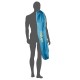 Розкладне крісло Uquip Sidney Blue/Grey 244003 для пляжу та кемпінгу з високою спинкою та підсклянником